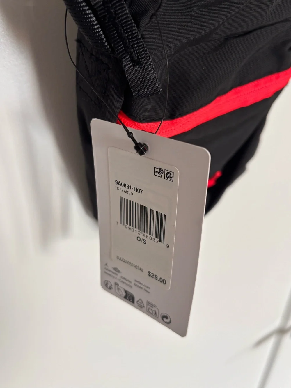 Jordan Black Crossbody Bag Infrared